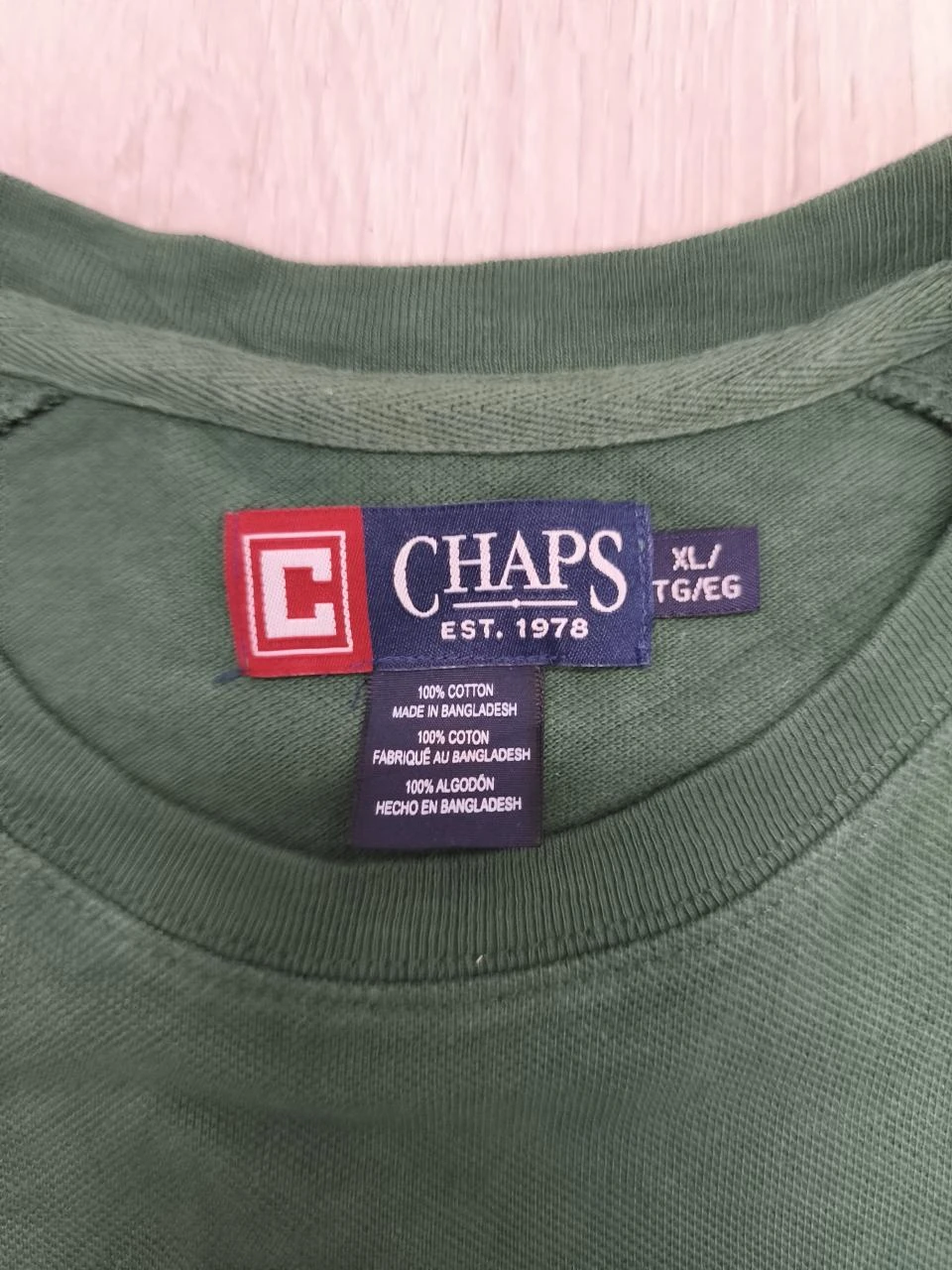 T-Shirt Chaps Tamanho GG – photo 2